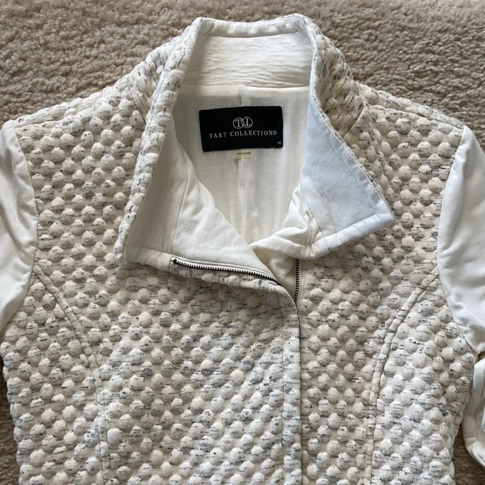 TART Collection Moto Style Sweater Jacket - Picture 3 of 8
